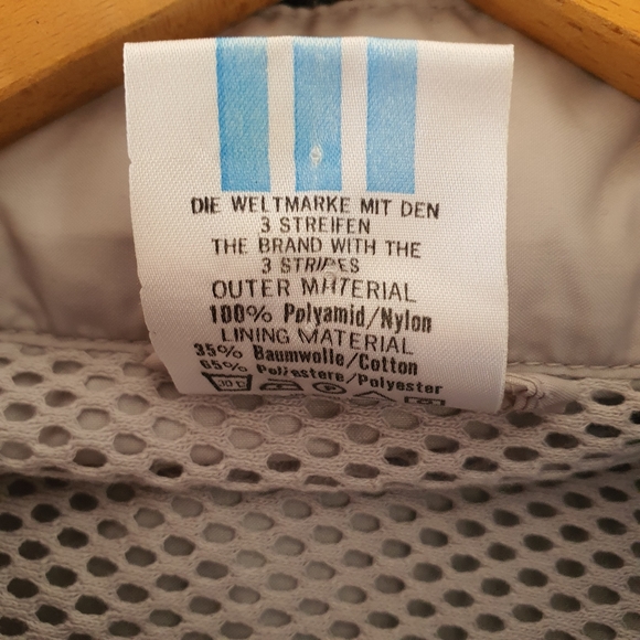 Adidas Micropacer Jacket Windbreaker Original 80s Vintage Half Zip Taupe Grey - Picture 8 of 8